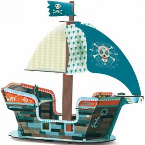 Djeco Bateau De Pirate 3D