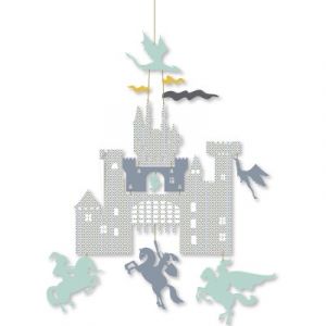 Djeco Mini Mobile Château Et Dragons