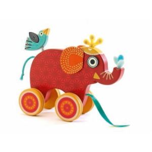  Djeco Jouet à Tirer : Indy L'éléphant 