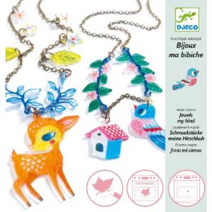  Djeco Plastique Magique : Bijoux Ma Bibiche 