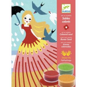  Djeco Sables Colorés : Belles En Balade 