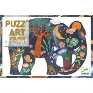  Djeco Eléphant - Puzzle 150 Pièces 