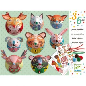  Djeco Pop-up Galerie De Portraits - Tableau En Papier 