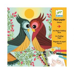  Djeco Plissé Papier Oiseaux 