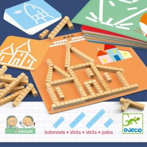  Djeco Jeu Eduludo Bâtonnets 