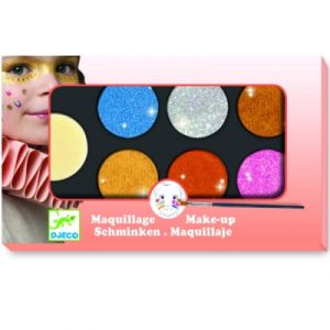 Djeco Palette De Maquillage 6 Couleurs Effet Métallique 