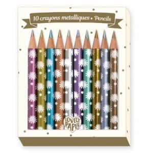  Djeco Crayons Métalliques Chichi 