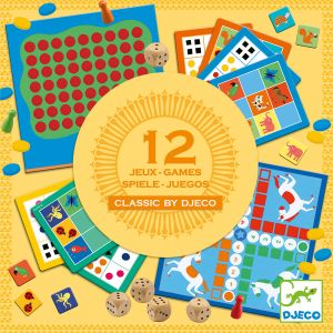  Djeco Coffret Classic Box : 12 Jeux De Société 