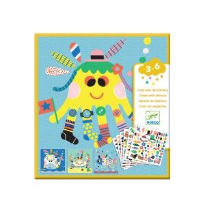  Djeco Tableaux Créer Avec Des Stickers Animaux Marins 