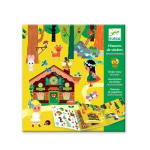  Djeco La Forêt Magique Histoires De Stickers 