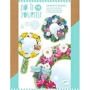  Djeco Kit Do It Yourself - Miroirs à Décorer - 3 Pcs 