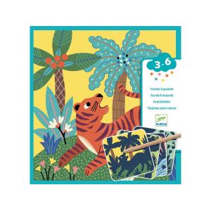  Djeco Cartes à Gratter Des Petits Grosses Bêtes 