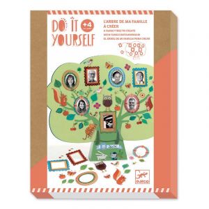  Djeco Coffret Créatif DIY Mosaïques & Stickers Arbre De Ma Famille 