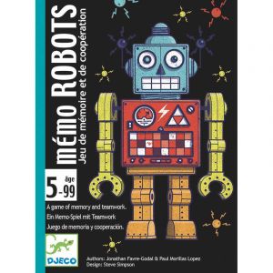  Djeco Robots 35097 Jeu De Cartes Multicolore 