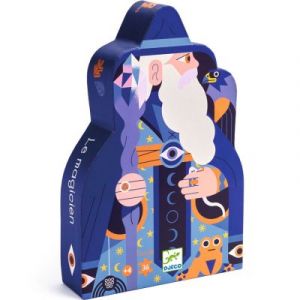  Djeco Puzzle Le Magicien Au Sceptre De Cristal (36 Pièces) 