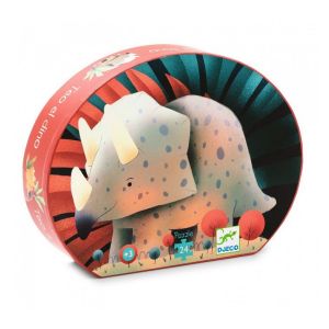  Djeco Puzzle Silhouette Teo Le Dino 