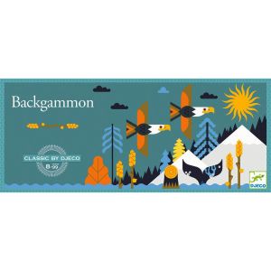  Djeco Backgammon Coloris Unique 