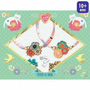  Djeco Kit Bijoux - Tila Et Fleurs - 2 Bracelets 