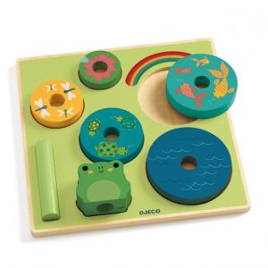  Djeco Premier Puzzle Et Empilement 