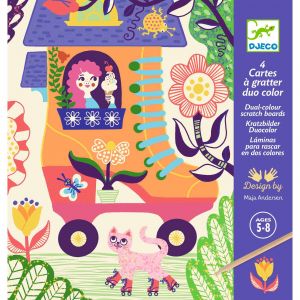  Djeco Cartes à Gratter : Drôles De Maisons 