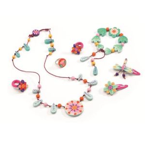  Djeco Parure De Bijoux En Bois : Paradis Des Fleurs 